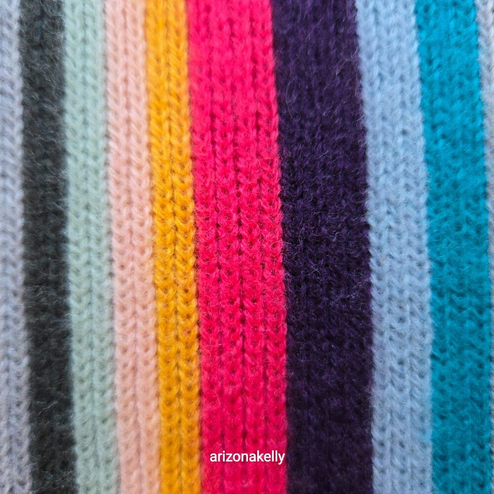 NWOT Paul Smith Knit Wool Striped Scarf - Picture 4 of 16